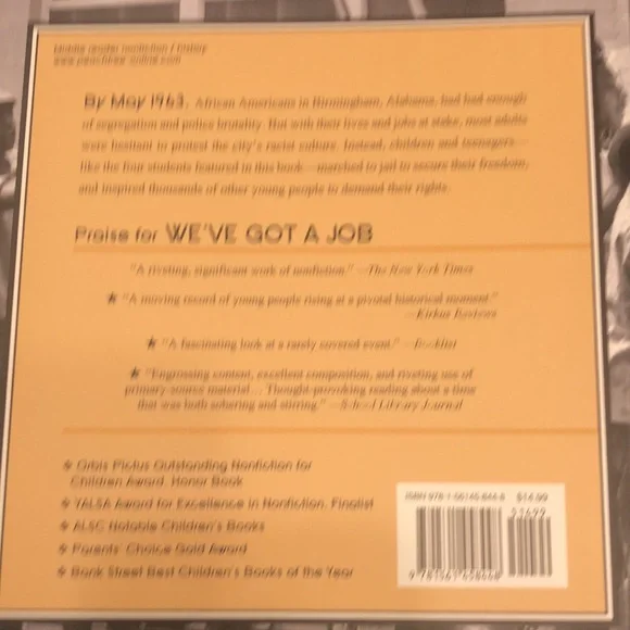 NWT-Non fiction Book: We’ve Got A Job by Cynthia Levinson - Picture 2 of 16